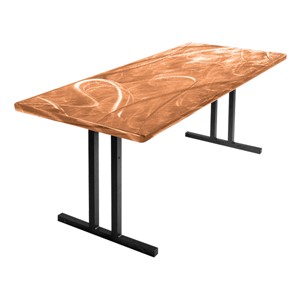 Swirl Aluminum Folding Table